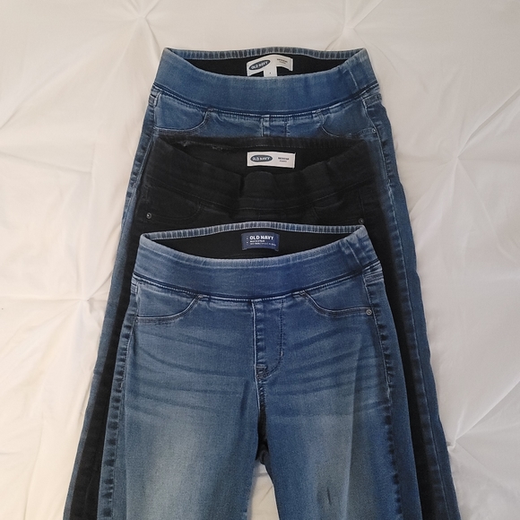 3 pairs of Old Navy Rockstar Jeggings - Picture 2 of 4
